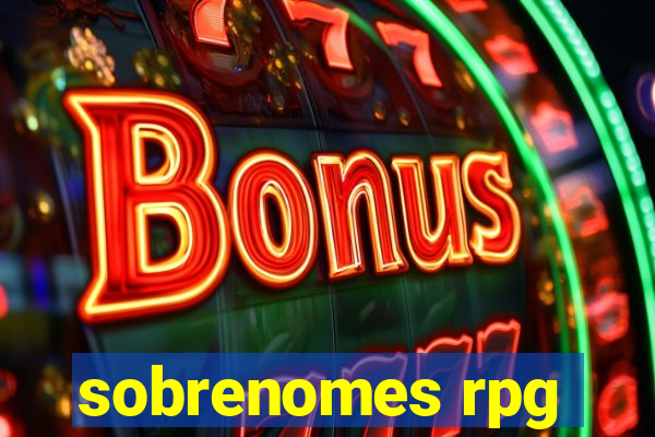 sobrenomes rpg